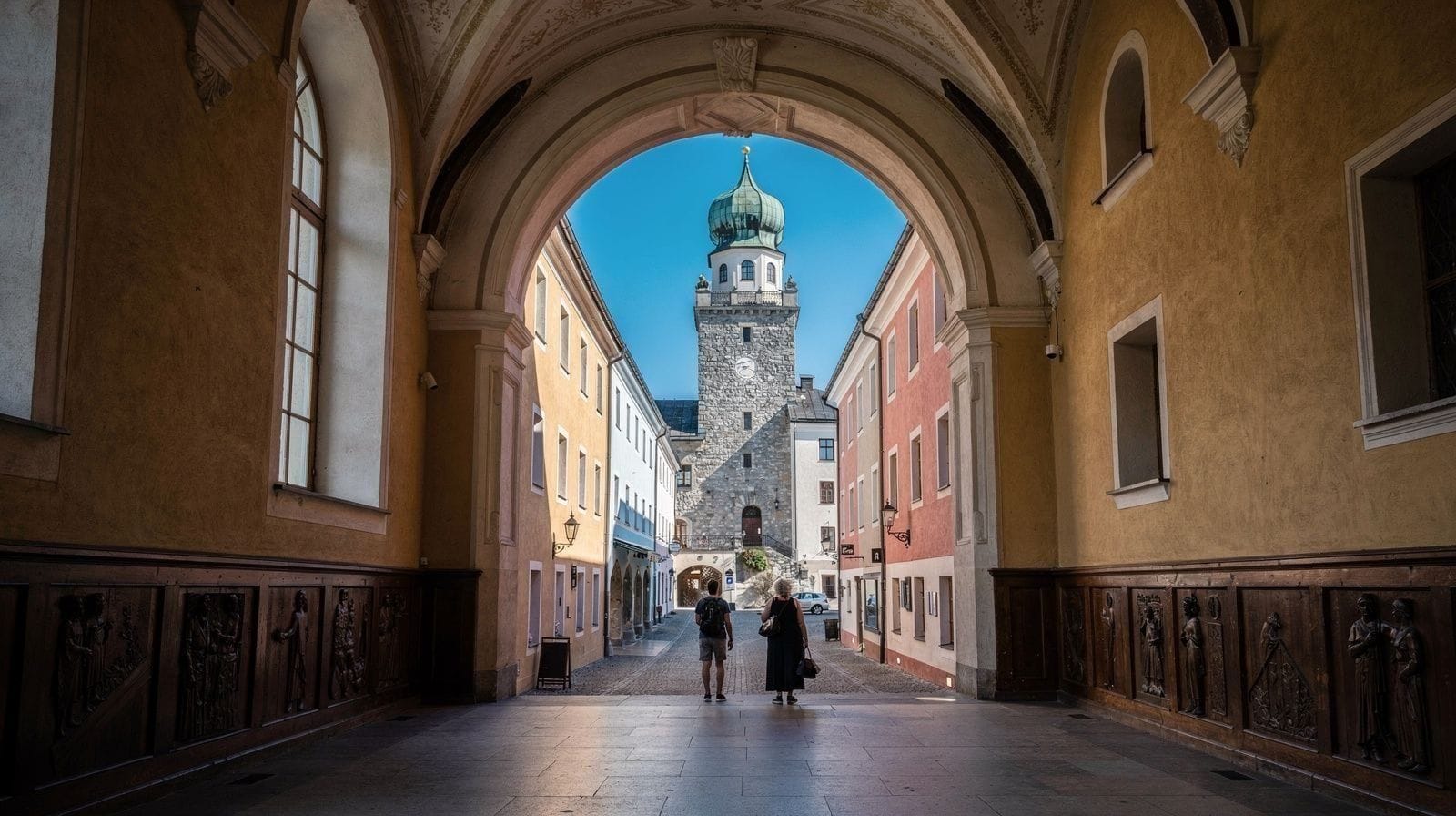 The City Tower (Stadtturm) in Innsbruck